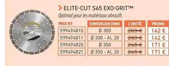 Élite-cut s65 exo-grit husqvarna