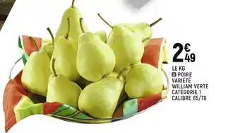 Spar Poire William Verte offre