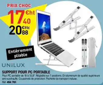 Hyperburo Support Pour PC Portable offre