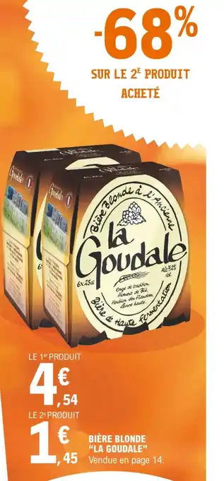 La Goudale Bière Blonde