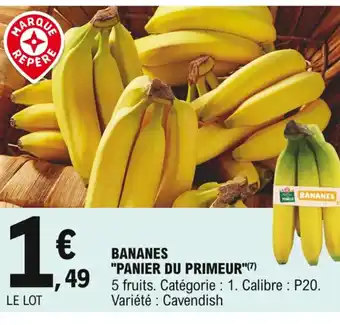 E.Leclerc Express Bananes Panier du Primeur offre