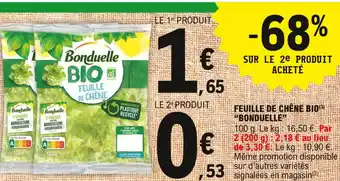 E.Leclerc Express Bonduelle Feuille De Chêne Bio offre