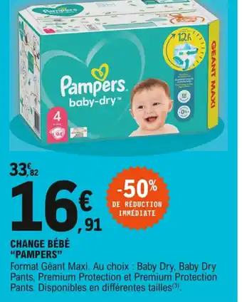 E.Leclerc Express Pampers Change Bèbè offre