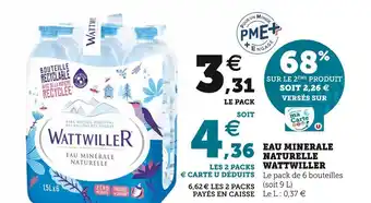 WATTWILLER eau minerale naturelle