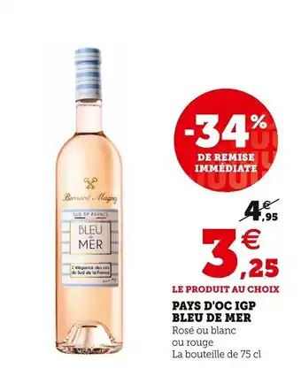 BLEU DE MER pays d'oc igp