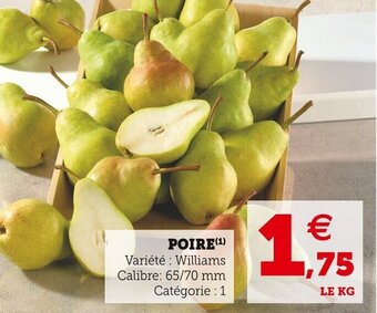 Super U Poire offre