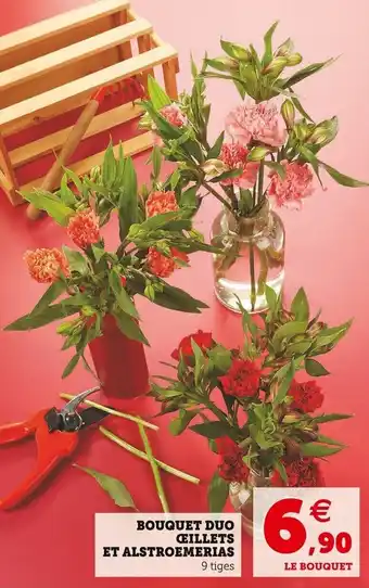 Super U Bouquet duo gillets et alstroemerias offre