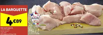 Leader Price Porc sauté sans os offre