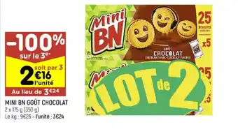 BN mini bn goût chocolat