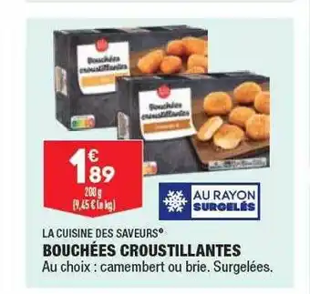 ALDI Bouchées croustillantes la cuisine des saveurs offre