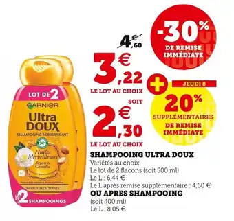 ULTRA DOUX shampooing
