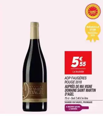 Netto Auprès de ma vigne domaine saint martin d'agel offre
