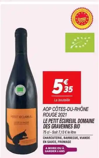 Netto Le petit écureuil domaine des gravennes bio offre
