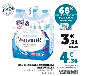 WATTWILLER eau minerale naturelle
