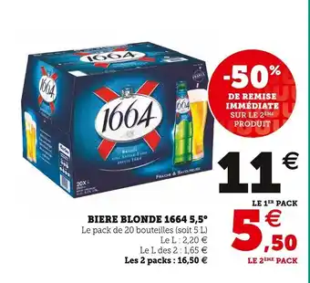 1664 biere blonde 1664 5,5