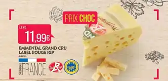 Match Emmental grand cry label rouge igp offre