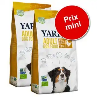 Zooplus Croquettes yarrah bio 2 x 10/15 kg pour chien à prix spécial ! offre