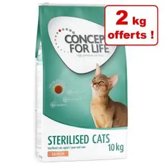 Zooplus Croquettes concept for life pour chat 7 kg ou 8 kg + 2 kg offerts ! offre