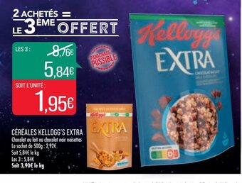 Match Céréales Kellogg's Extra offre