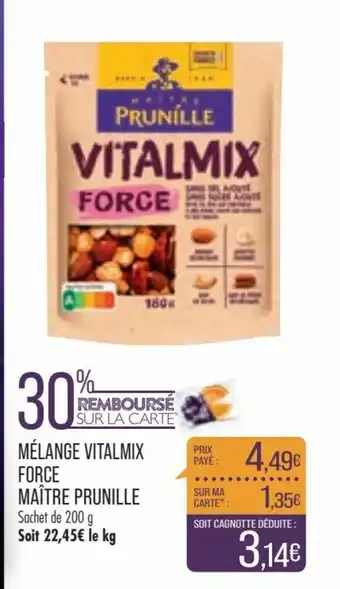 Match Mélange Vitalmix Force Maître Prunille offre