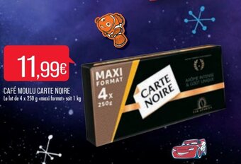 Match Carte noire Café Moulu offre
