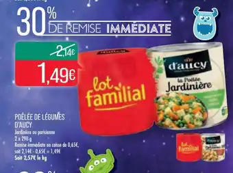 Match D'Aucy Poêlée de Légumes offre