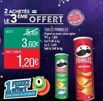 Match Pringles Tuiles offre