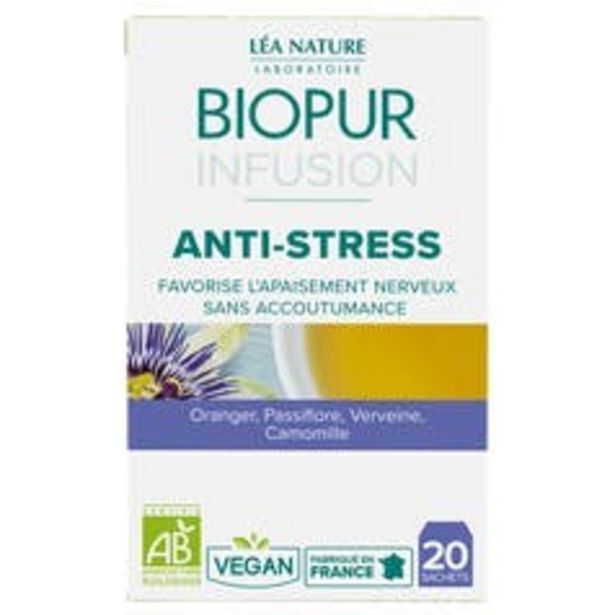 Promo Biopur infusion antistress chez Léa Nature