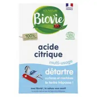 Biovie acide citrique