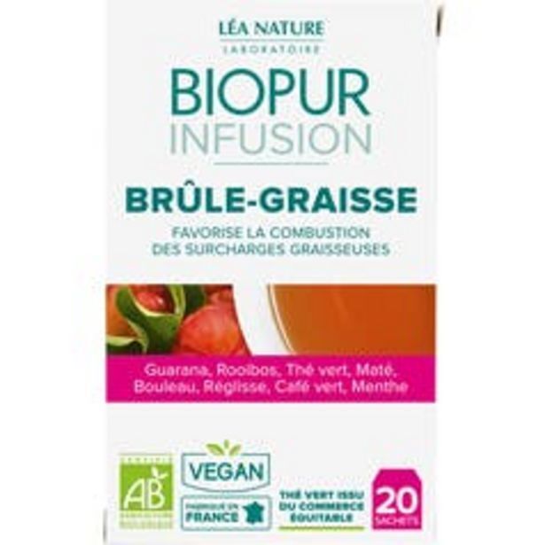 Promo Biopur infusion brûlegraisse chez Léa Nature