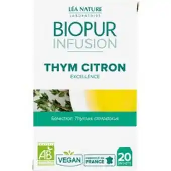 Biopur infusion thym citron