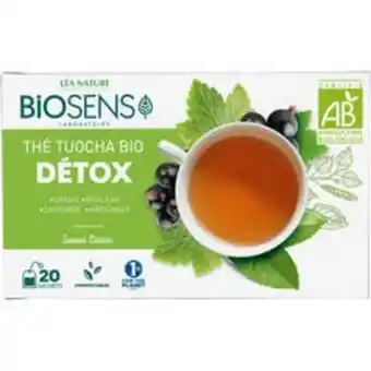 Léa Nature Biosens thé tuocha détox - bio offre
