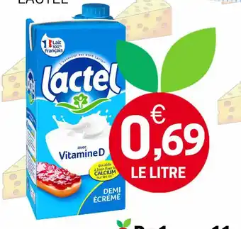 marché frais Géant Lait demi-écrémé lactel offre