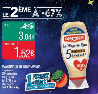 Match Amora Mayonnaise de Dijon offre