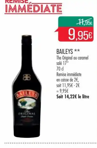 Match Baileys offre