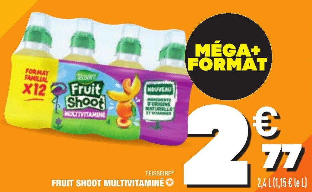 Promo Fruit Shoot Multivitaminé chez ALDI