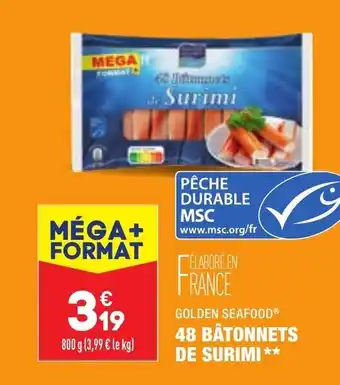 ALDI 48 Bâtonnets de Surimi offre