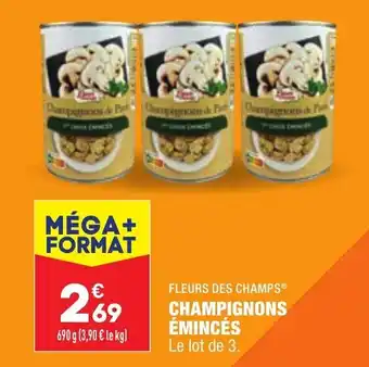 ALDI Champignons émincés offre