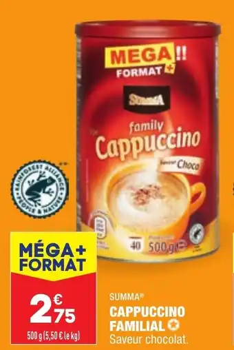 ALDI Cappuccino Familial offre