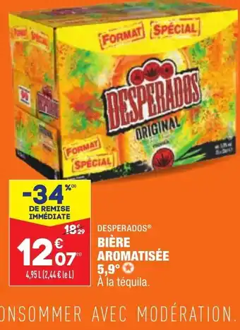 ALDI Desperados Bière Aromatisée offre