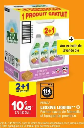 ALDI Persil Lessive Liquide offre