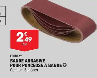 ALDI Bande Abrasive Pour Ponceuse à Bande offre
