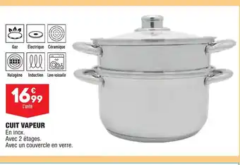 ALDI Cuit Vapeur offre