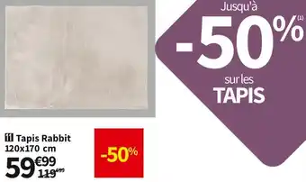 Conforama Tapis rabbit offre