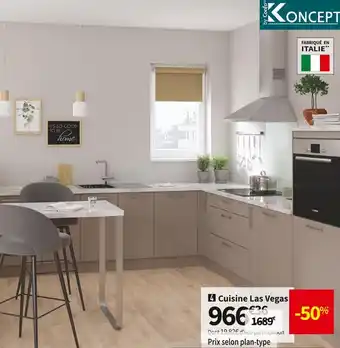 Conforama Cuisine las vegas offre