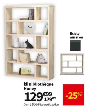 Conforama Bibliothèque honey offre