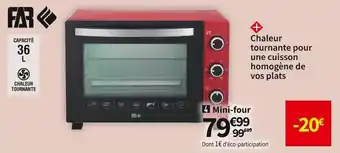 Conforama Far mini-four mfct36r ek1 offre