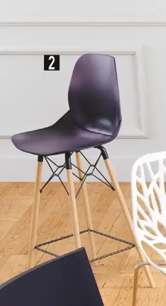 Conforama Tabouret noir oslo offre