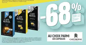 Spar Café royal bon plan sur les capsules de la marque café royal offre