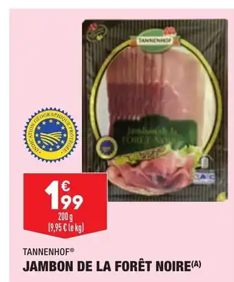 ALDI Jambon de La Forêt Noire offre